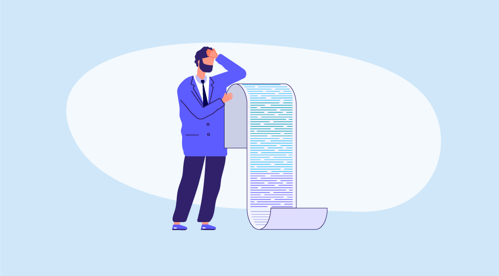 Illustrative depiction of written warning letters